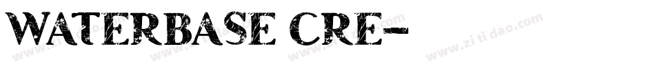 WATERBASE CRE字体转换